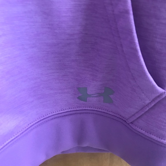 Girls Under Armour Youth Medium Purple Hoodie - Picture 3 of 9